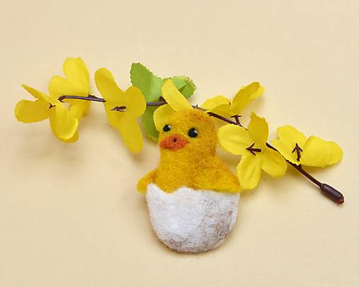 Kurzy - Kurz plstenia: Brošňa veľkonočné kuriatko, 24.2. a 25.2. v Bratislave - 18096453_