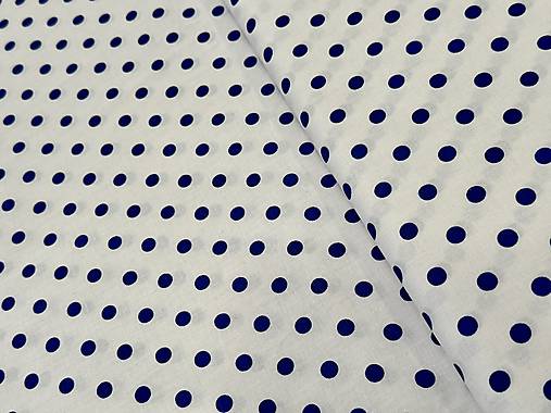 100% BAVLNA / MODRÁ GUĽKA