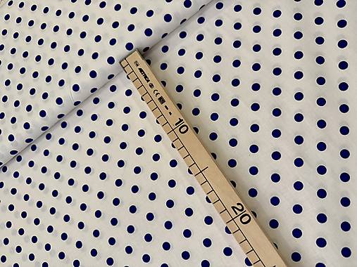 100% BAVLNA / MODRÁ GUĽKA