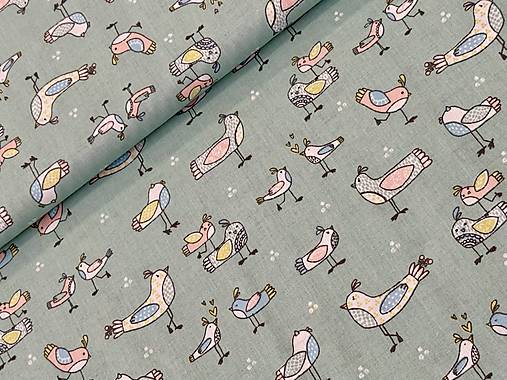 100% BAVLNA / VTÁČIKY