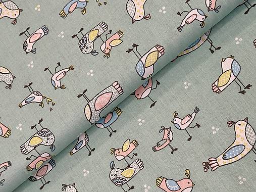 100% BAVLNA / VTÁČIKY