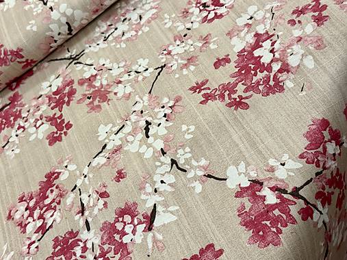 BAVLNA DEKOR /KVITNÚCE KONARIKY