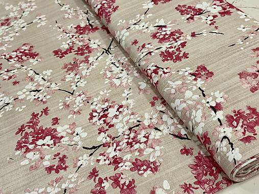 BAVLNA DEKOR /KVITNÚCE KONARIKY