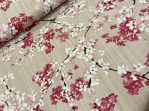 BAVLNA DEKOR /KVITNÚCE KONARIKY