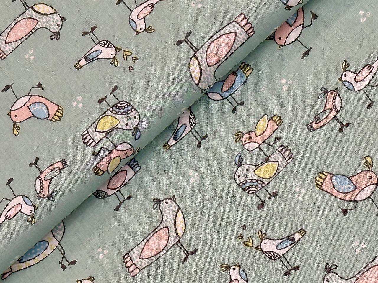 100% BAVLNA / VTÁČIKY