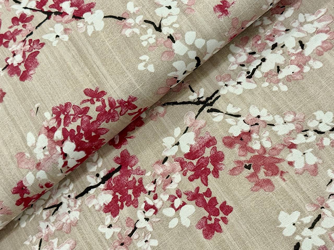 BAVLNA DEKOR /KVITNÚCE KONARIKY