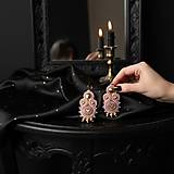 Náušnice - Šujtášové náušnice MALÉ SRDCE - 18097874_