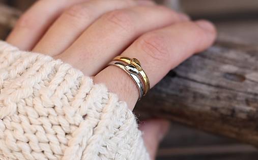 Set dva prstene jedno srdce