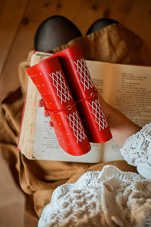 Kožený zápisník - Marlene