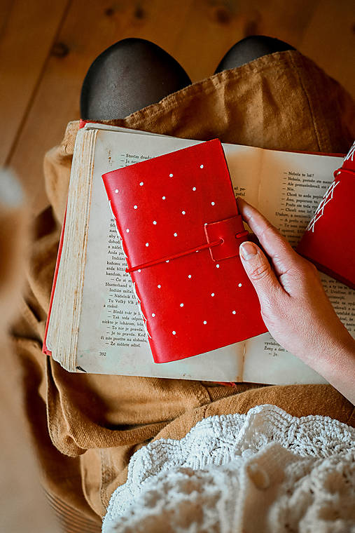 Kožený zápisník - Shirley