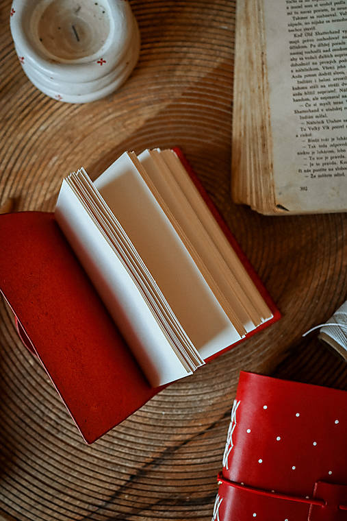 Kožený zápisník - Shirley