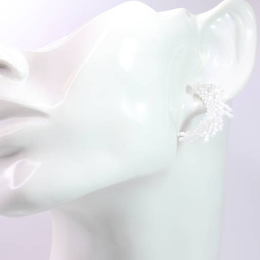 s v a d b a _ abstraktné napichovacie náušnice