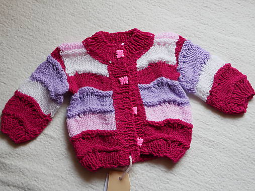 Detské čiapky - výpredajová skupinka po 8 eur (svetrík č. 1-novorodenec,do cca 1 mesiaca) - 18099480_