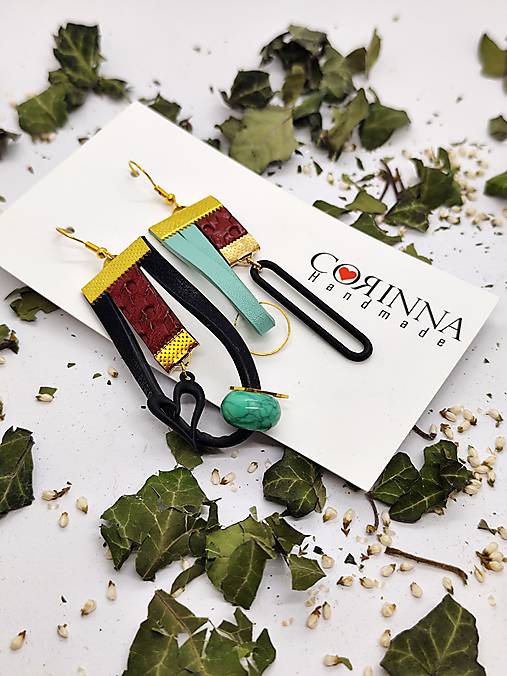 Asymetrické náušnice "GIPSHA"