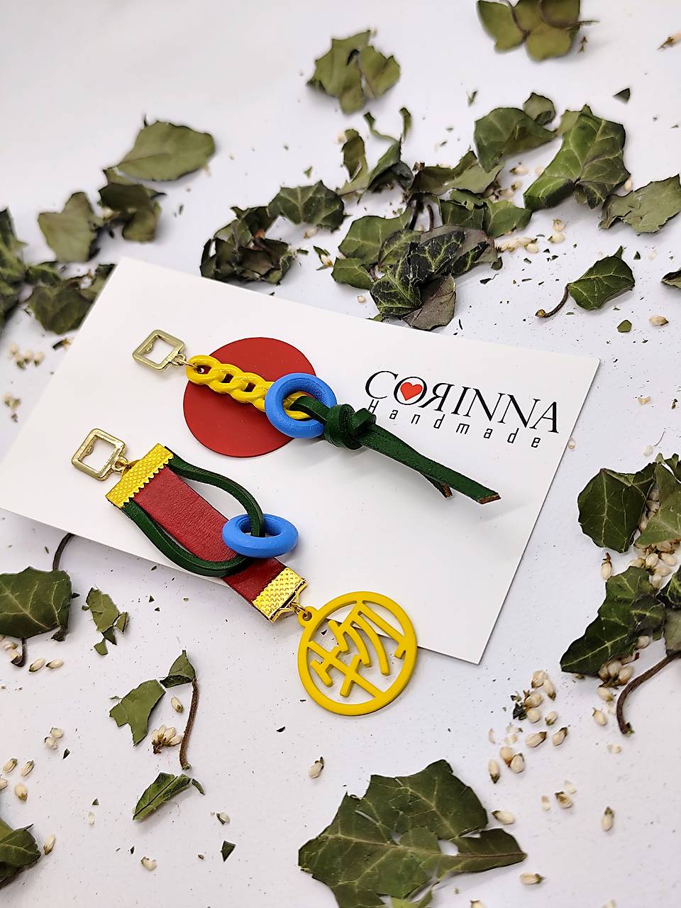 Asymetrické náušnice "AJA"