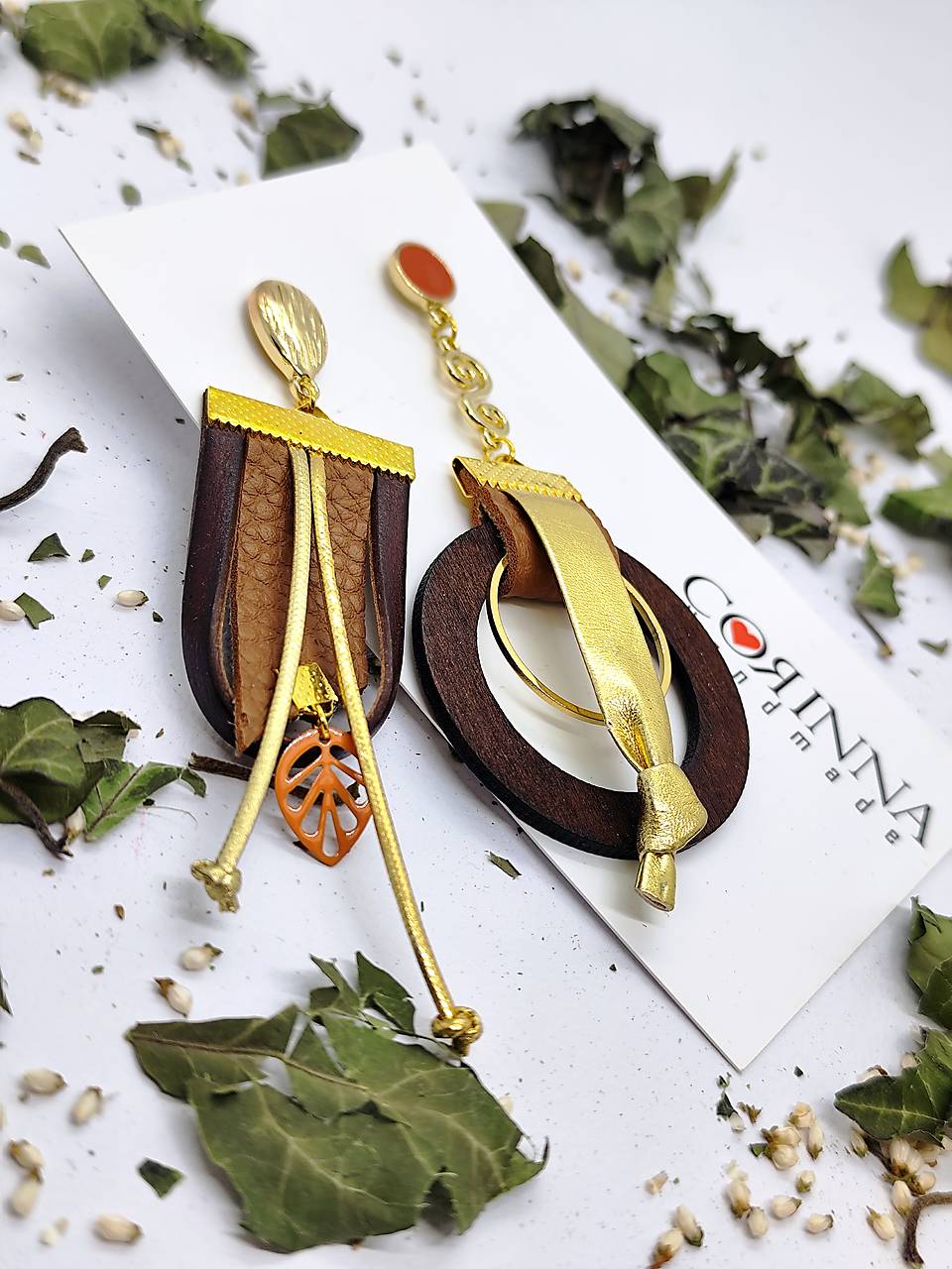 Asymetrické náušnice "BARBORA"