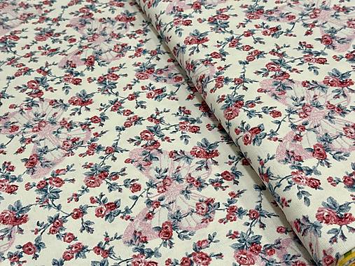 100% BAVLNA DEKOR STOF/ MOTÝLE