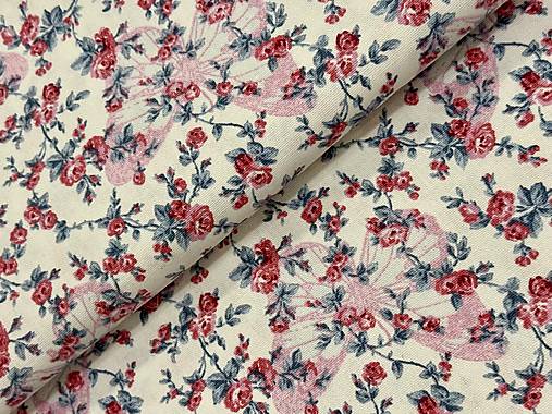 100% BAVLNA DEKOR STOF/ MOTÝLE