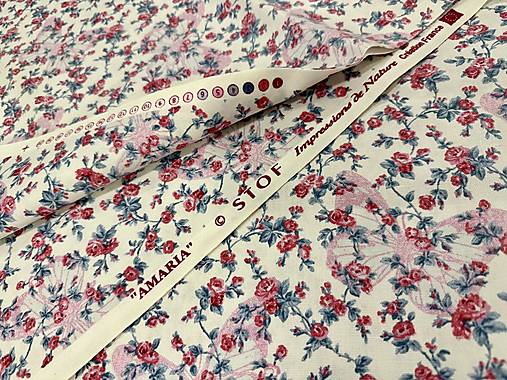 100% BAVLNA DEKOR STOF/ MOTÝLE