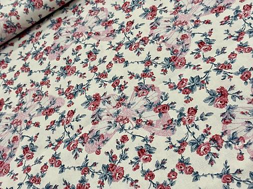 100% BAVLNA DEKOR STOF/ MOTÝLE