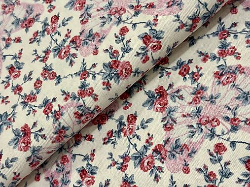 100% BAVLNA DEKOR STOF/ MOTÝLE