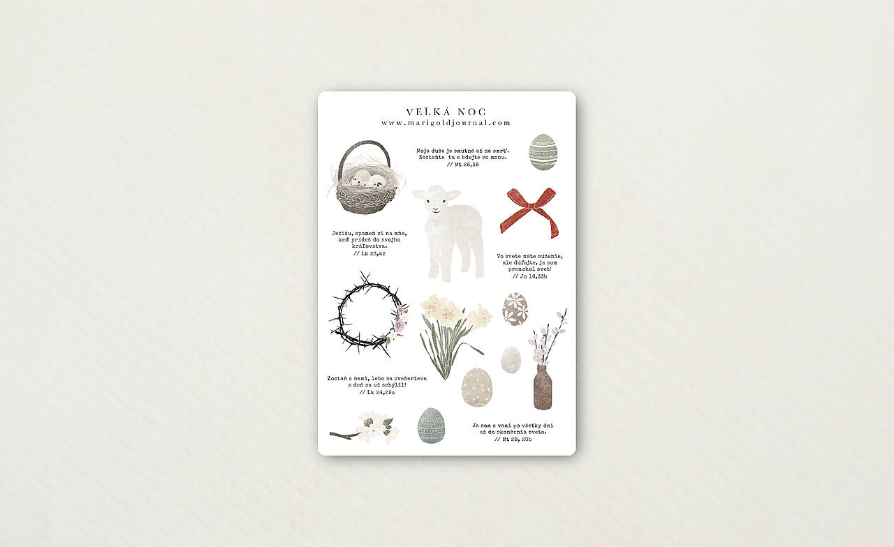 nálepky // veľká noc