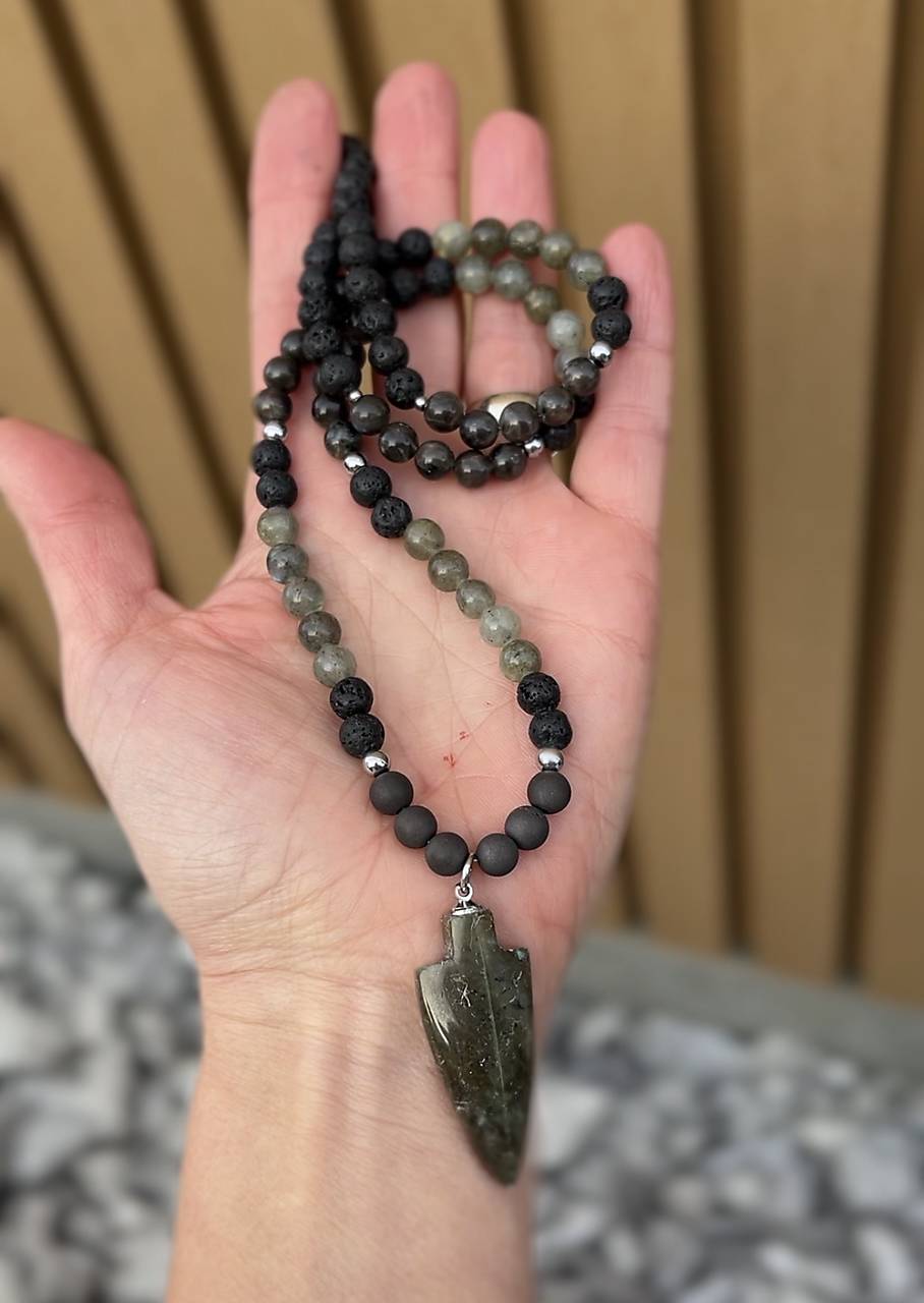 Pánsky náhrdelník s labradoritom