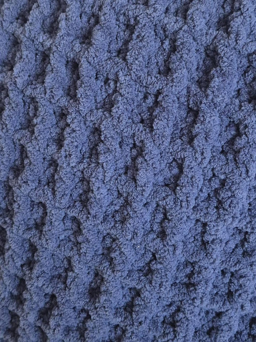 Kockovaná obliečka na vankúš 40x40 cm (Modrá)