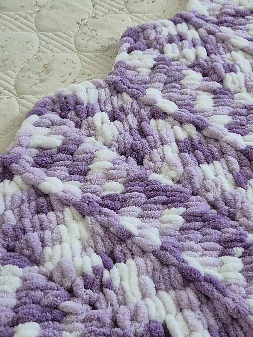 Cik-Cak puffy detská deka