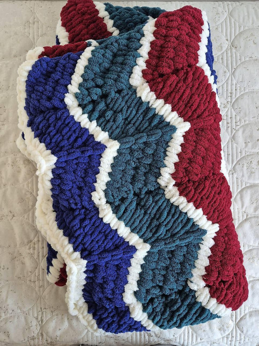 Veľká vianočná puffy deka