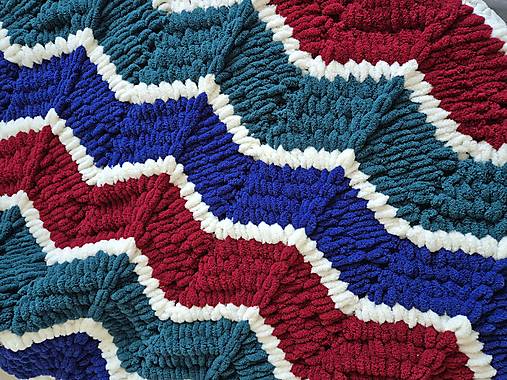 Veľká vianočná puffy deka