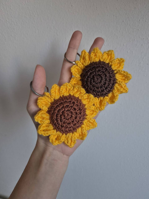 Slnečnicové kľúčenky - veľké