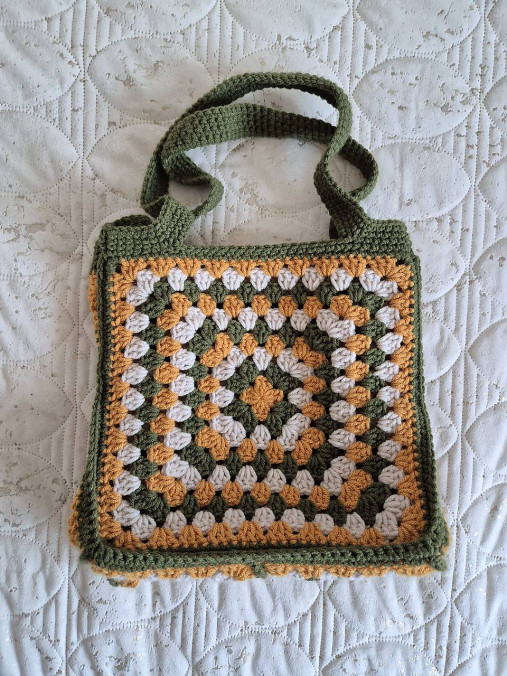 Háčkovaná veľká taška