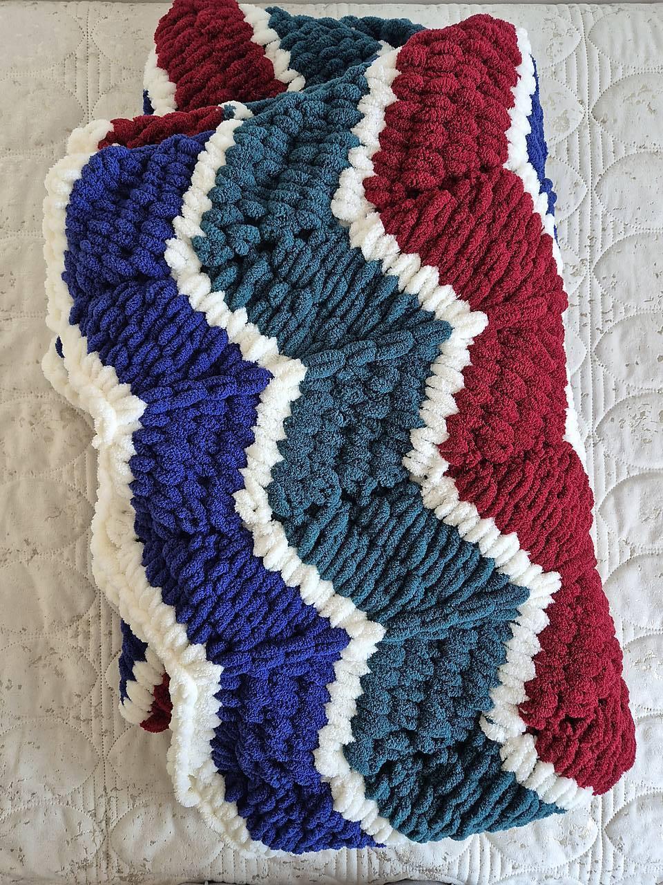 Veľká vianočná puffy deka