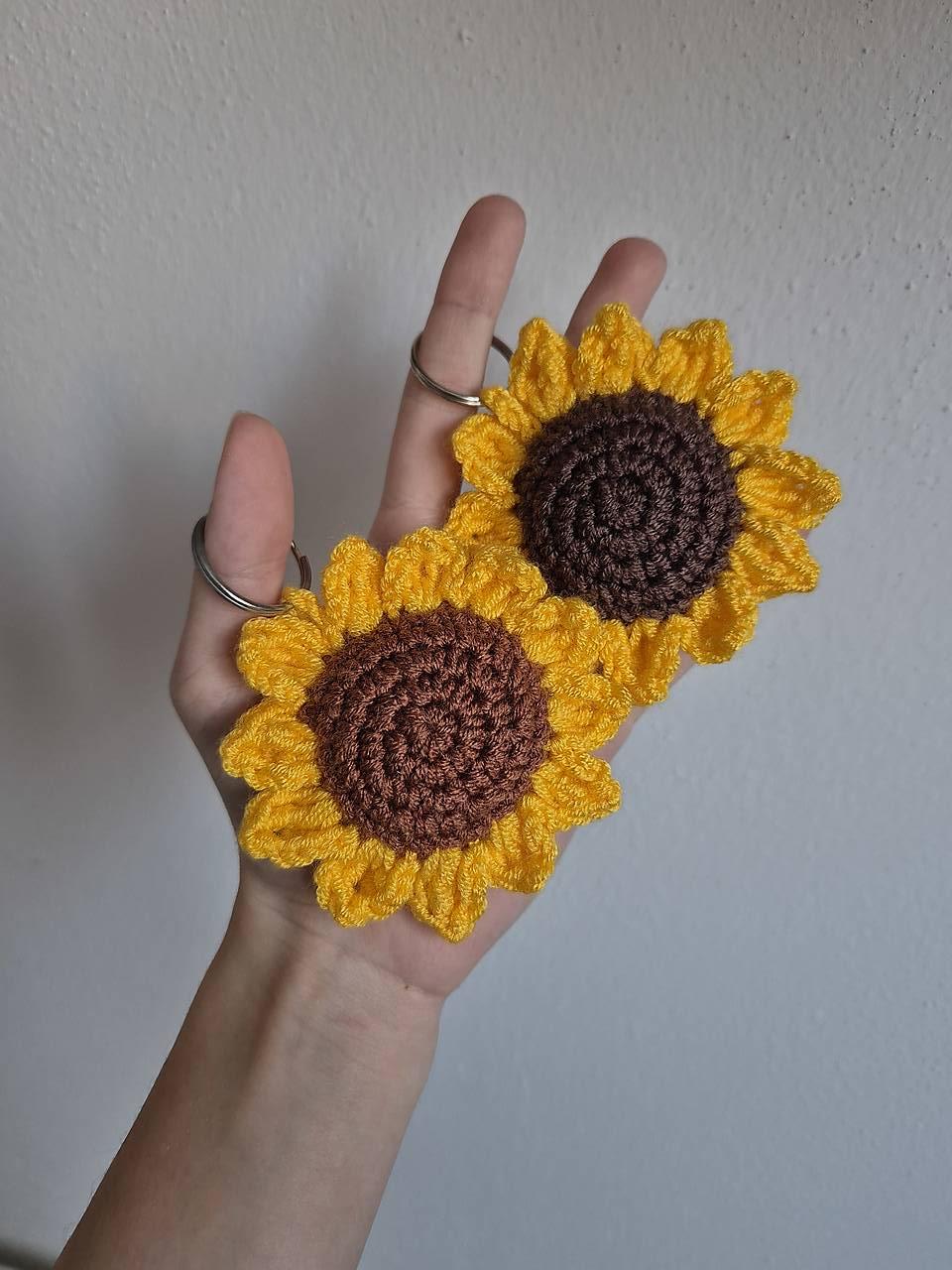 Slnečnicové kľúčenky - veľké