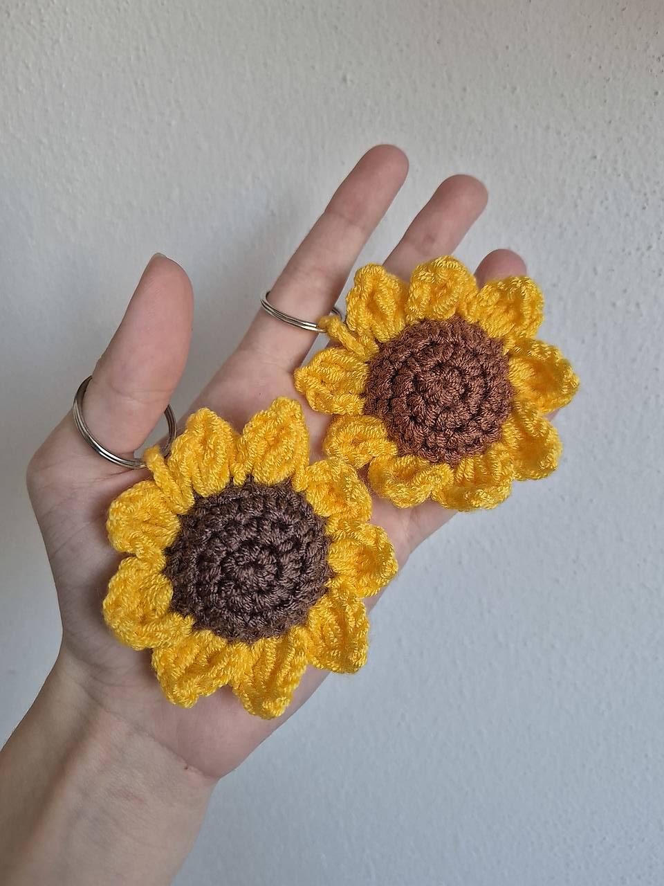 Slnečnicové kľúčenky - malé