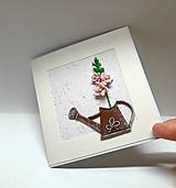 Papiernictvo - Blahoželanie / pohľadnica ... s gladiolou II - 18103187_