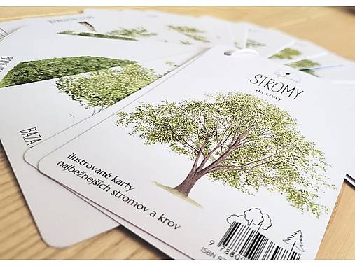 Kartičky STROMY na cesty