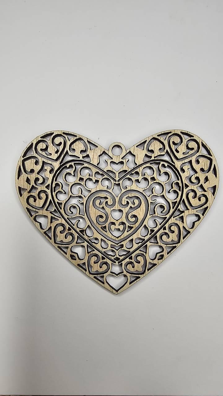 Závesný ornament srdce
