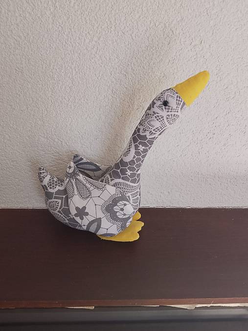 Dekorácie - Húska s krídelkami - 18104949_