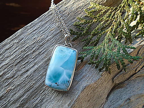 Strieborný Prívesok Ag925 Larimar