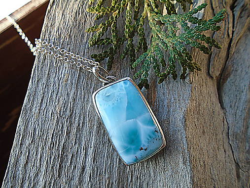 Strieborný Prívesok Ag925 Larimar