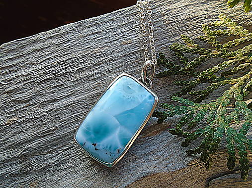 Strieborný Prívesok Ag925 Larimar