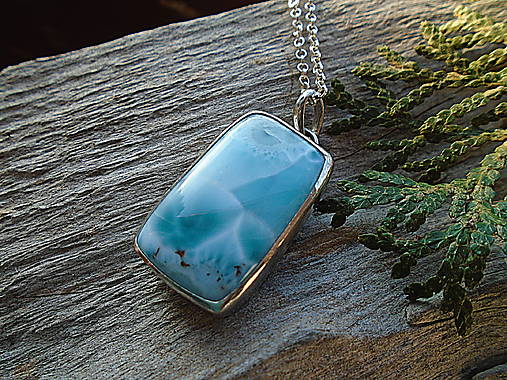 Strieborný Prívesok Ag925 Larimar