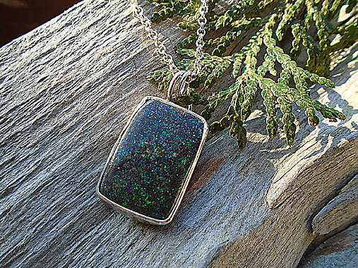 Strieborný prívesok Ag925 Austrálsky Opál