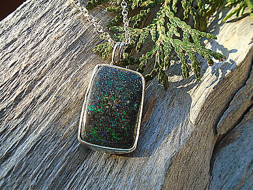 Strieborný prívesok Ag925 Austrálsky Opál