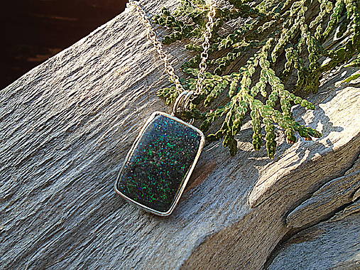 Strieborný prívesok Ag925 Austrálsky Opál