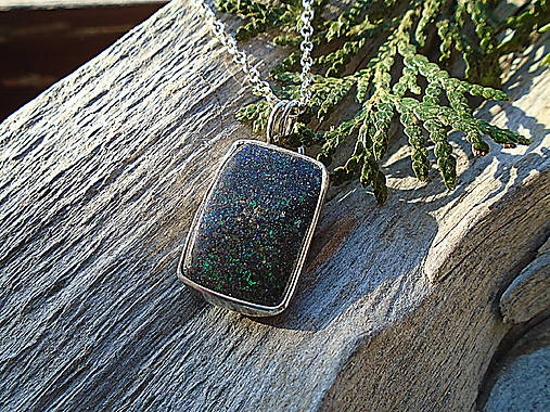 Strieborný prívesok Ag925 Austrálsky Opál