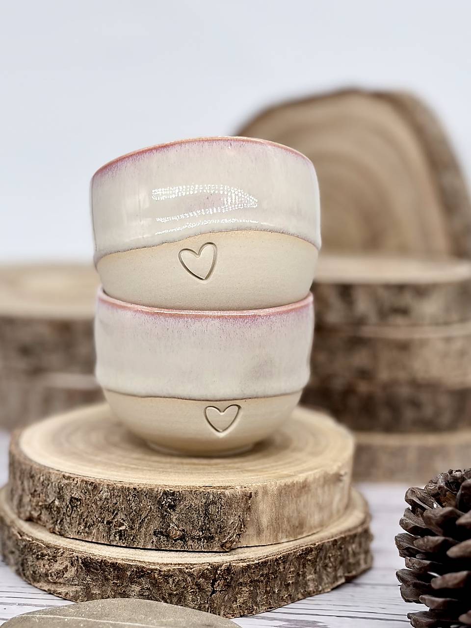 Pinkie - pohárik espresso so srdiečkom (100ml, bez uška)