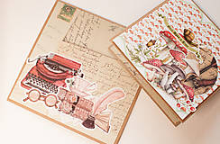 Papiernictvo - Pohľadnica "Miluje písanie pohľadníc a hríbiky" - 18104419_